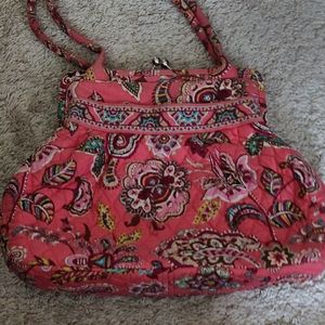 Vera Bradley Cloth Pink Paisley w/ Matching Wallet